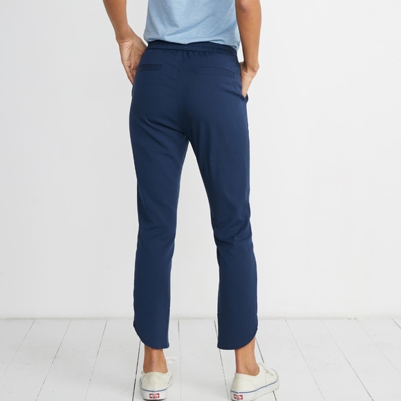 New Marine Layer Allison Pants Navy Blazer - Picture 2 of 4